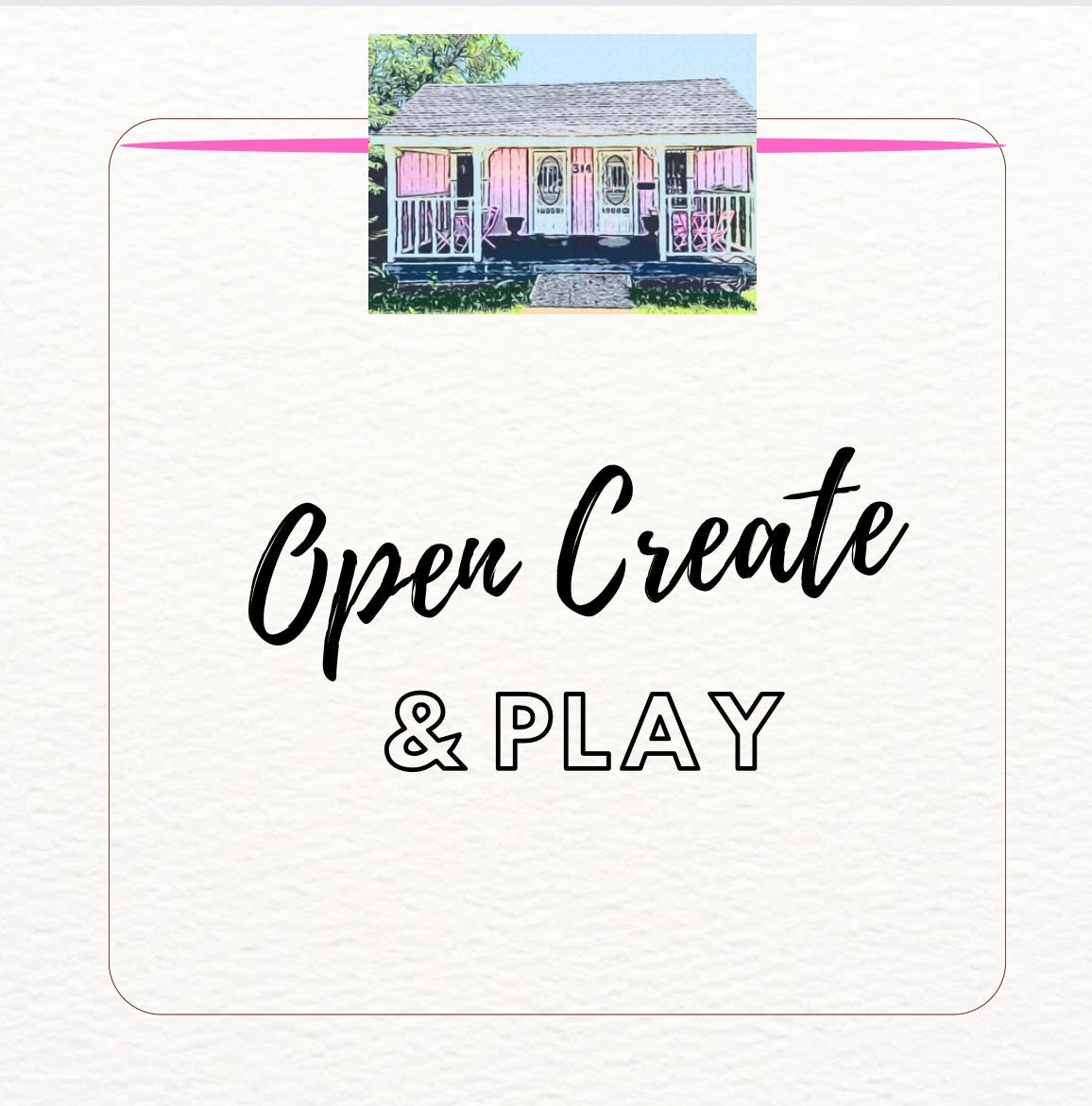 Open Create & Play Child Ticket