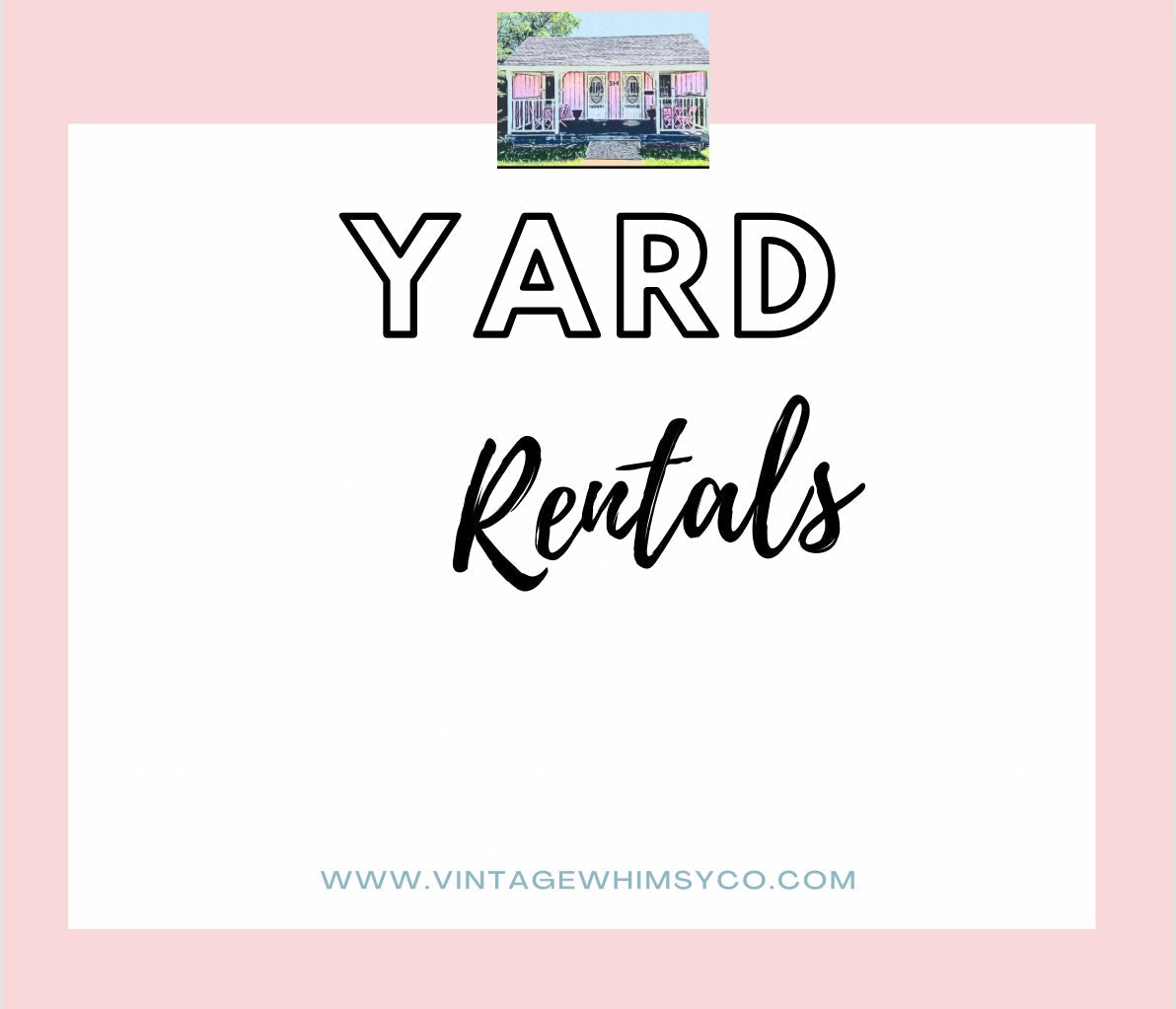 Yard Decoration Rentals - Single