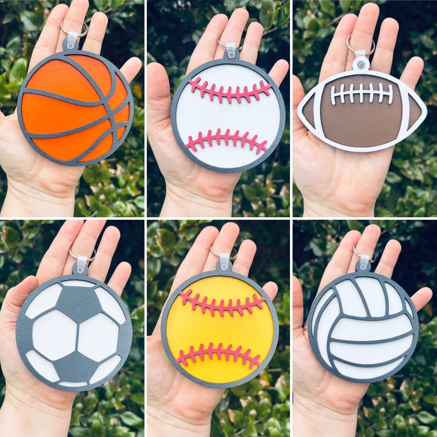 Sports Bag Tags/Keychains