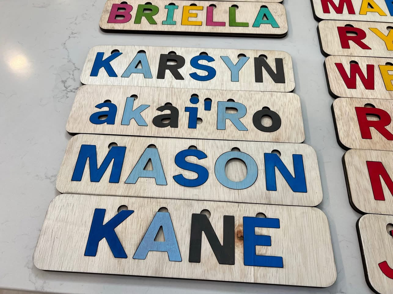 Custom Name Puzzles