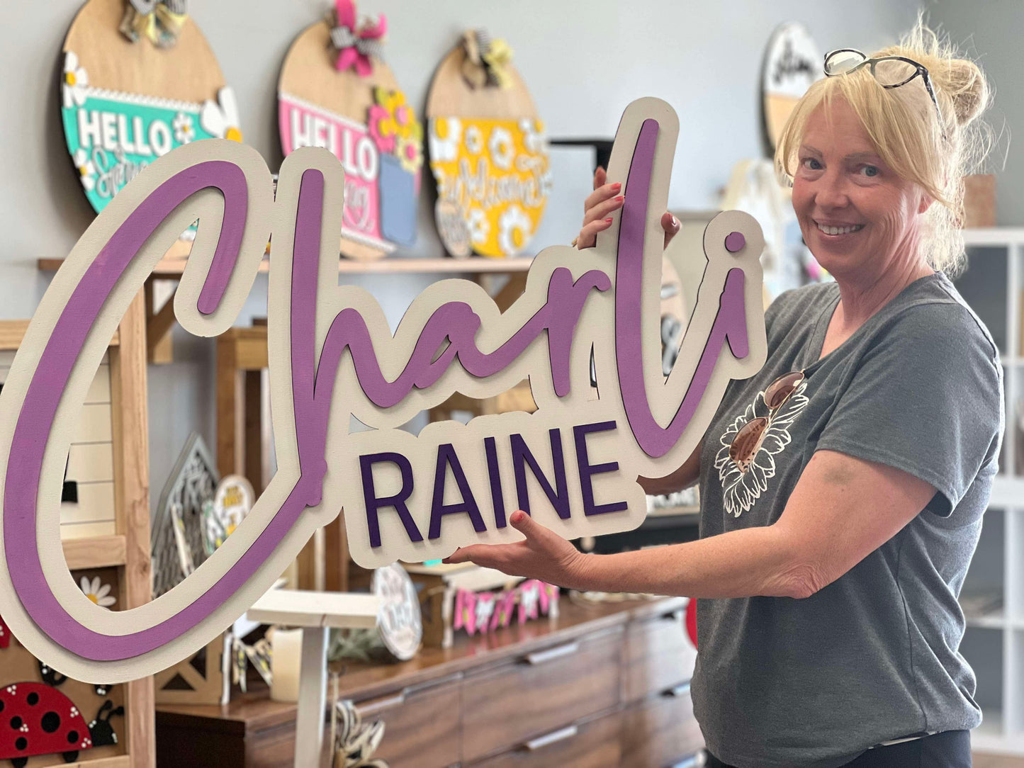 36 inch 3D Name Signs