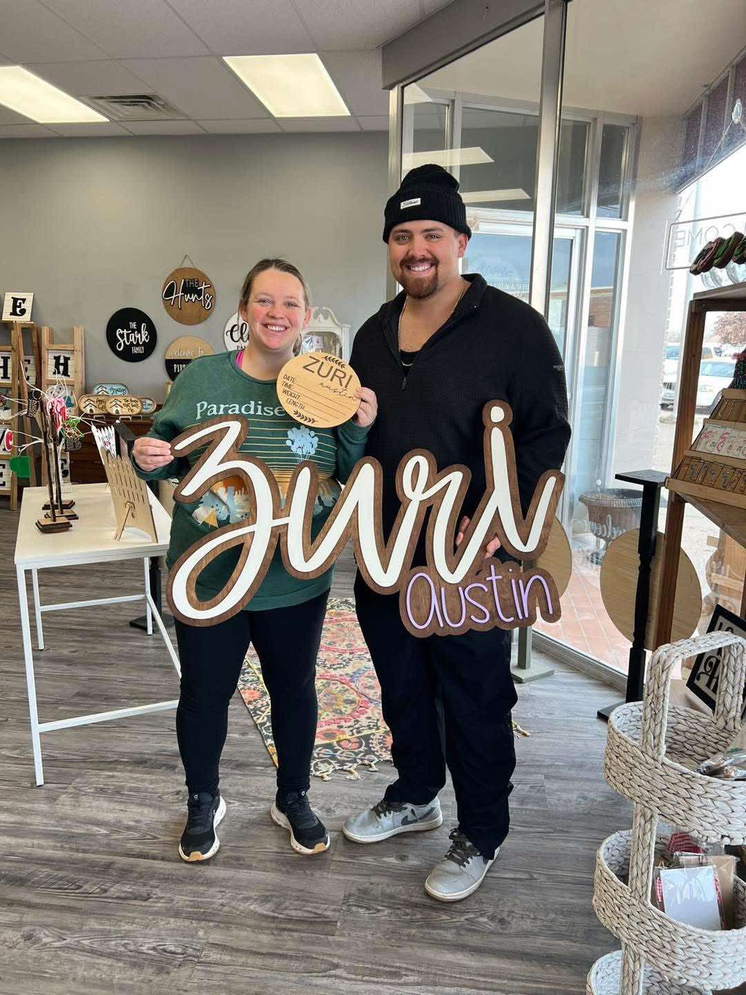 36 inch 3D Name Signs