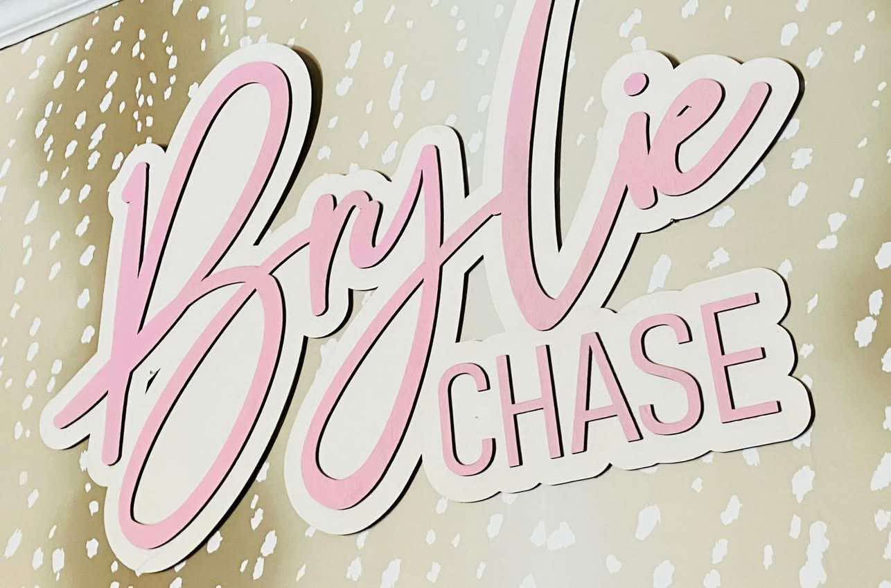 36 inch 3D Name Signs