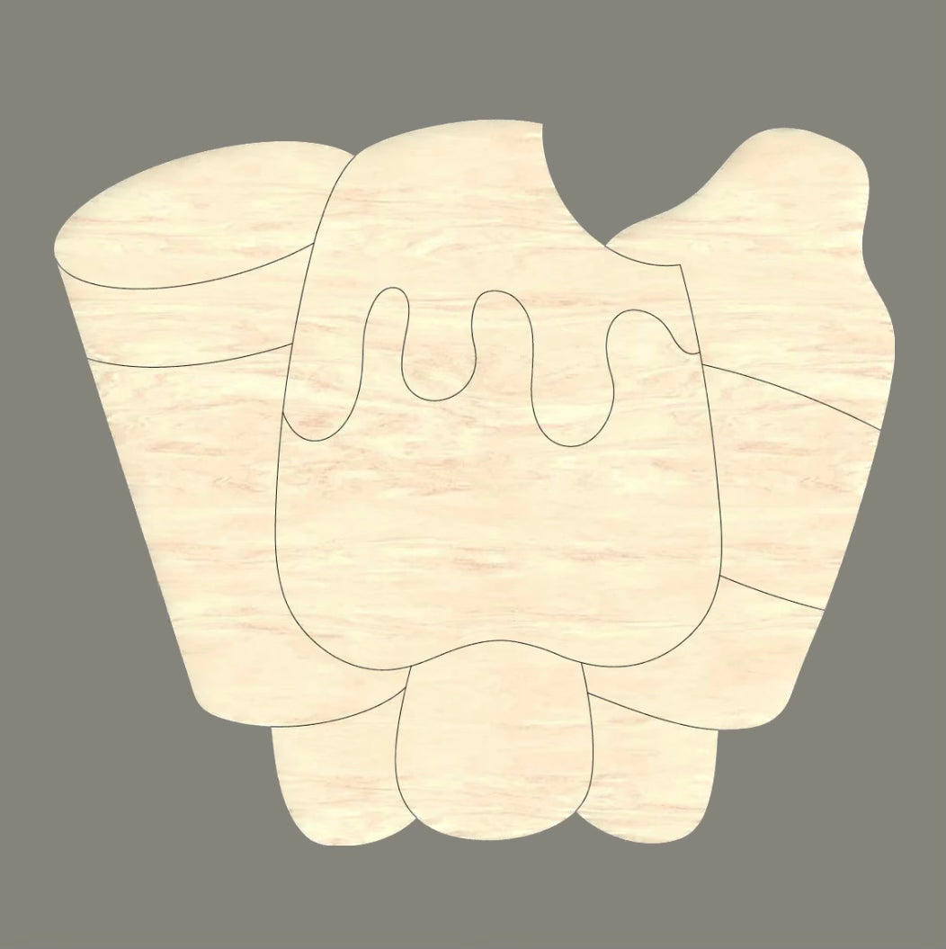 Adult Unfinished Doorhanger Cutouts