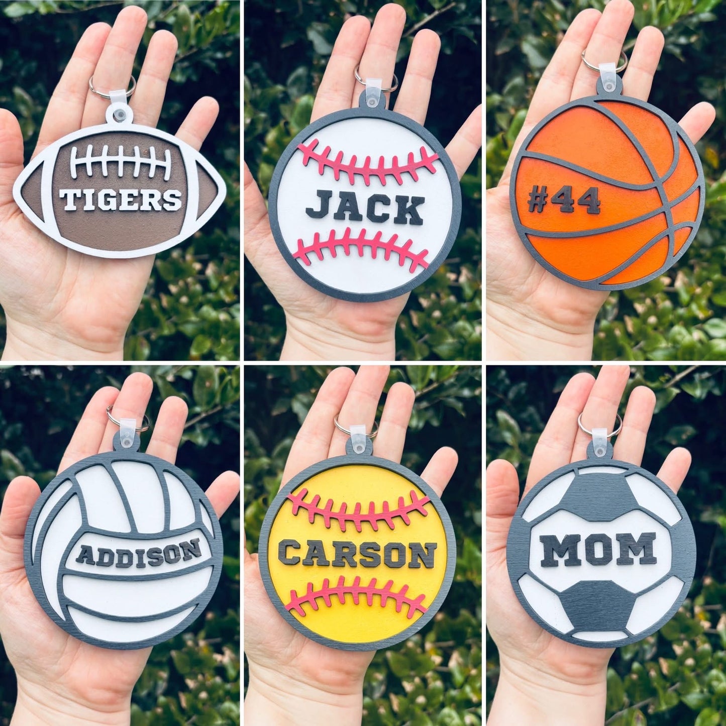 Sports Bag Tags/Keychains