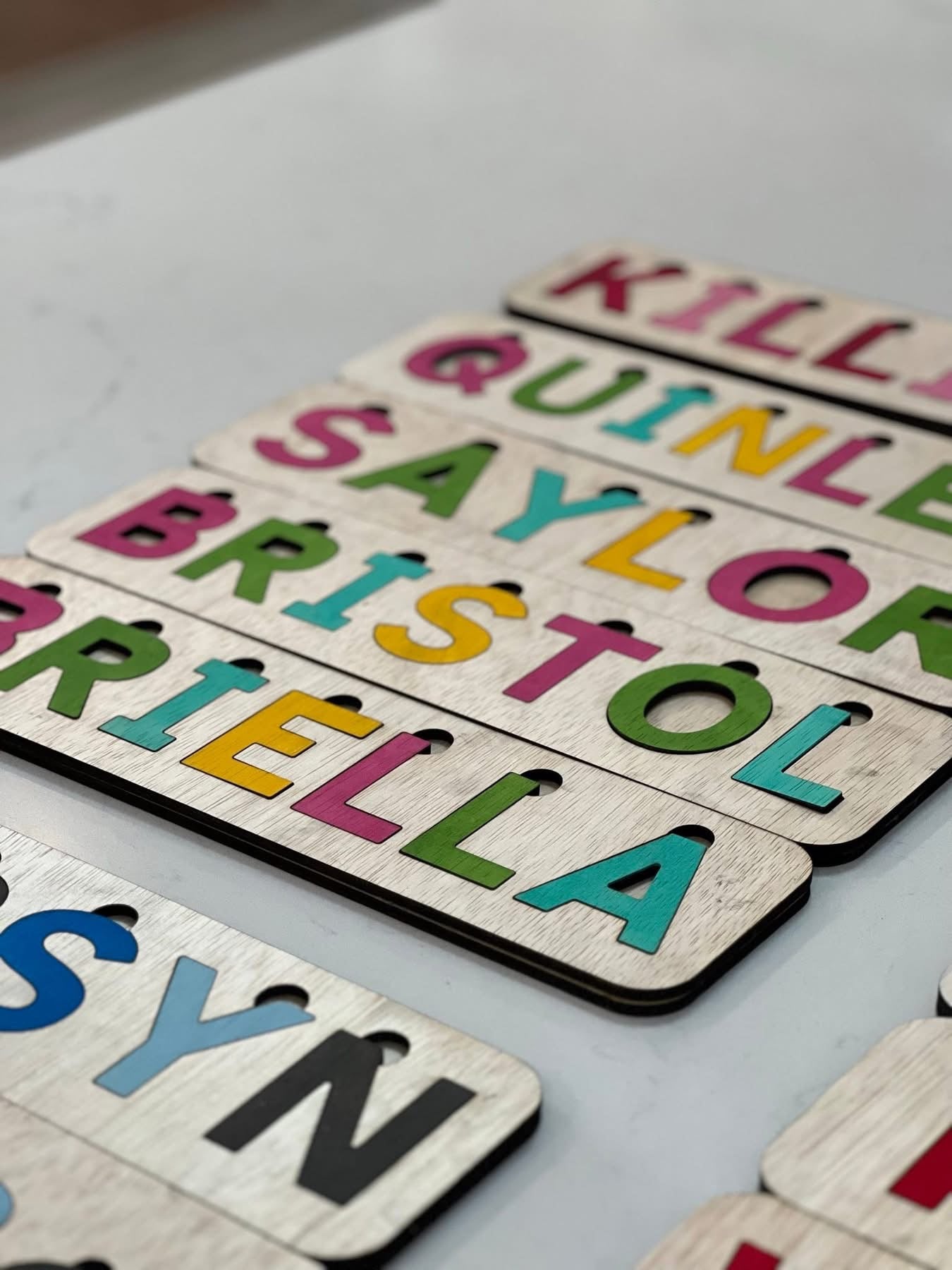 Custom Name Puzzles