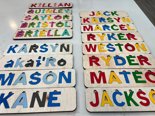 Custom Name Puzzles