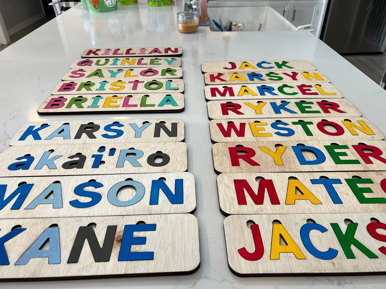 Custom Name Puzzles