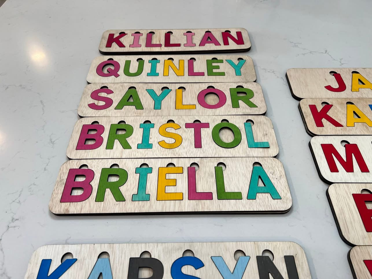 Custom Name Puzzles
