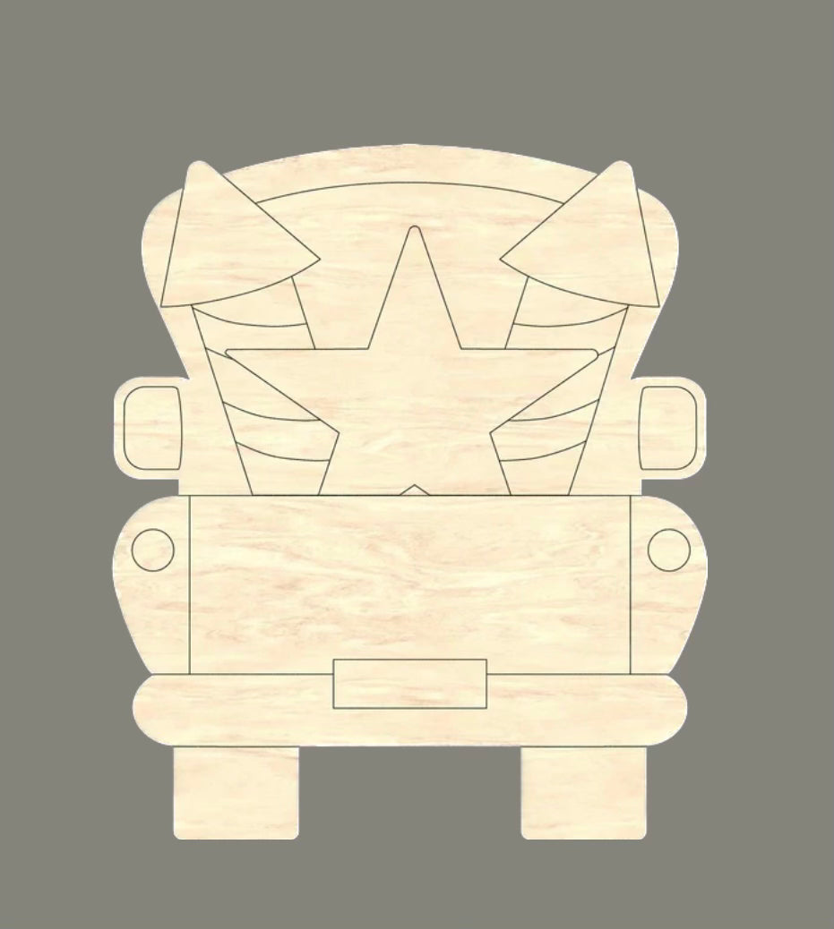 Adult Unfinished Doorhanger Cutouts