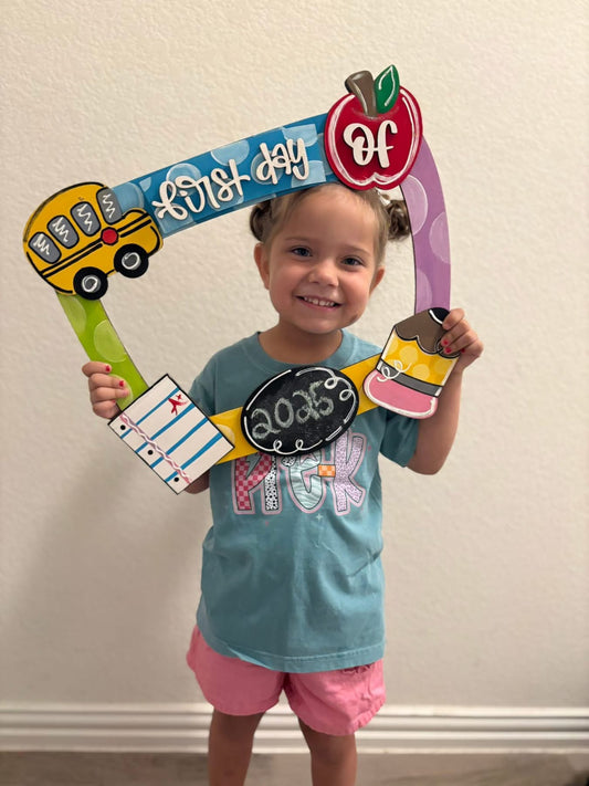 Handpainted Back To School Signs